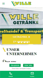 Mobile Screenshot of getraenke-wille.com